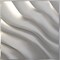 Ekena Millwork 19 5/8in. W x 19 5/8in. H Modern Wave EnduraWall Decorative 3D Wall Panel Covers 2.67 Sq. Ft. WP20X20MWCST - alternate 1